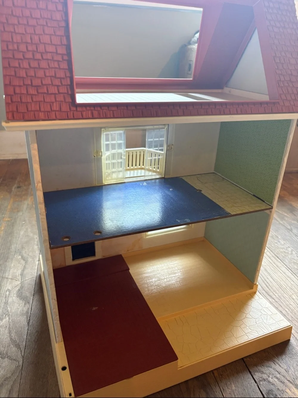 Vintage 1978 Fisher Price Doll House - House Only